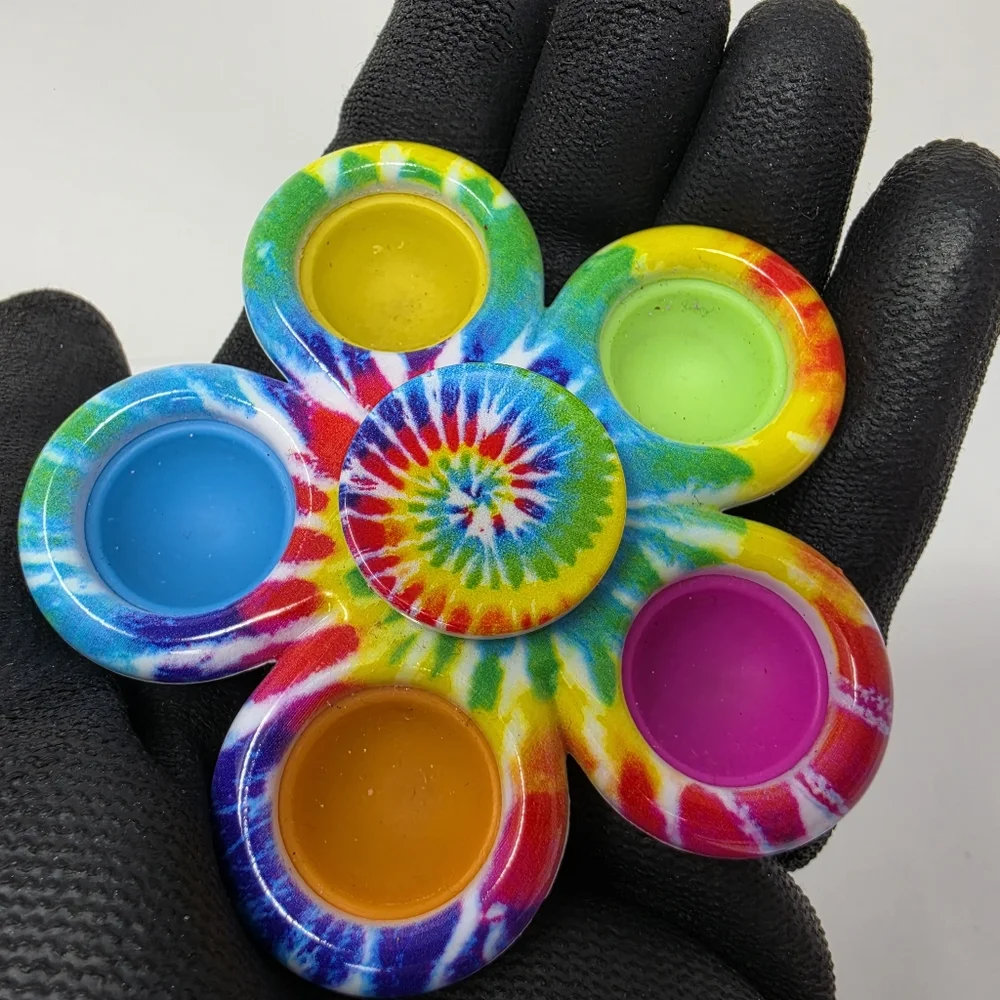 Spinner Tye Die Fidget SensoryToy Lot of 2